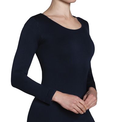 Imagen 2 del producto Polera Manga Larga Esencial Azul Marino