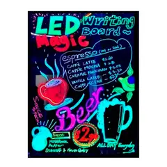 OFERTABKN - Pizarra Led Luminosa 40x60 Cm 6 Plumones, Paño Y Control