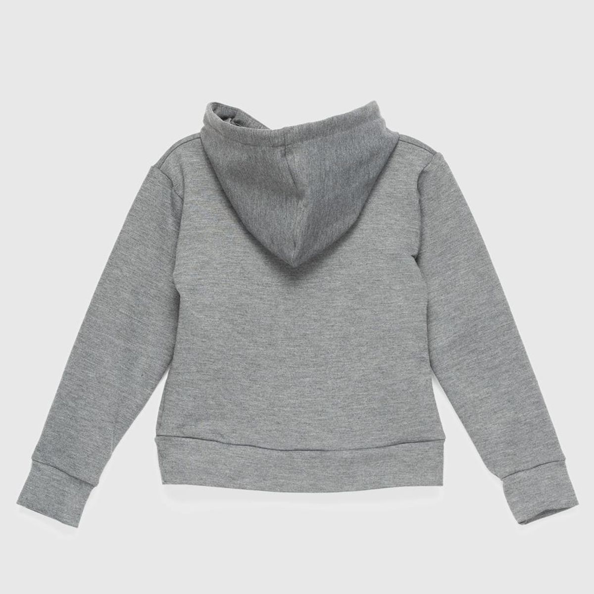 COYOTE KIDS - Polerón gris liso algodón peruano - Gris