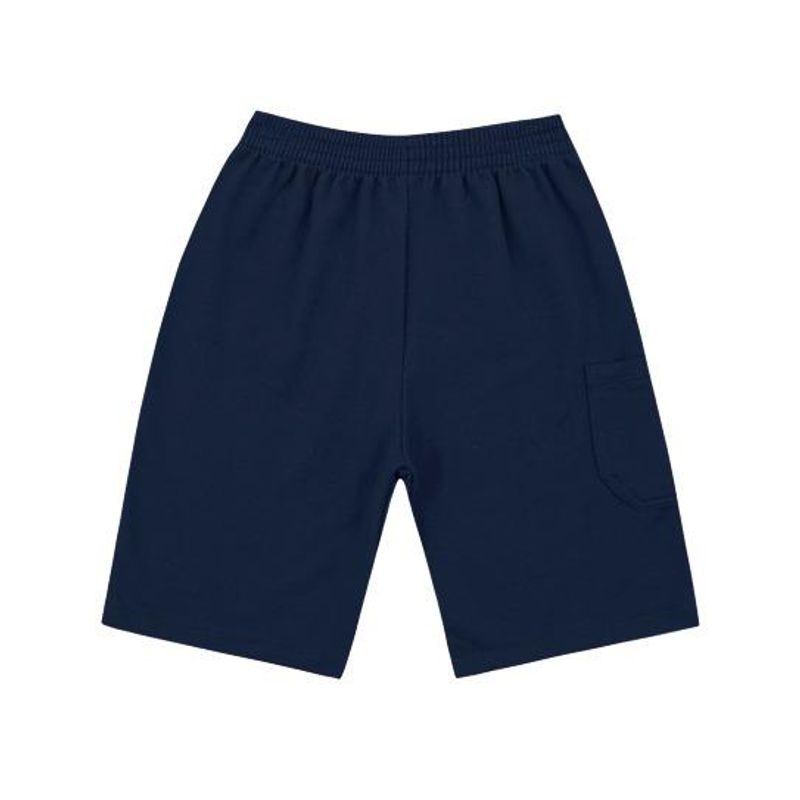 COYOTE KIDS - Short azul marino algodón bolsillo - Azul