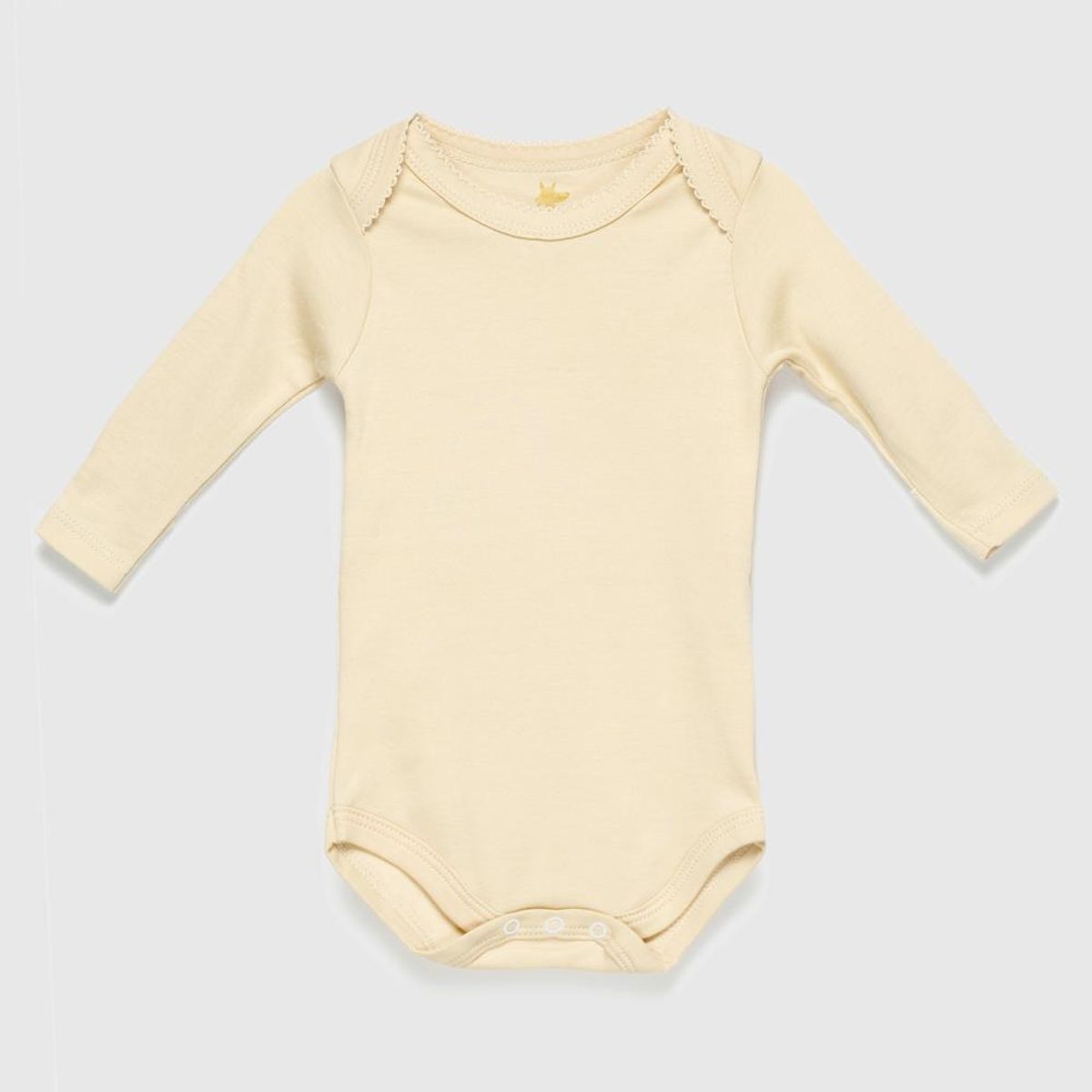 COYOTE KIDS - Body beige bordado algodón peruano - Beige
