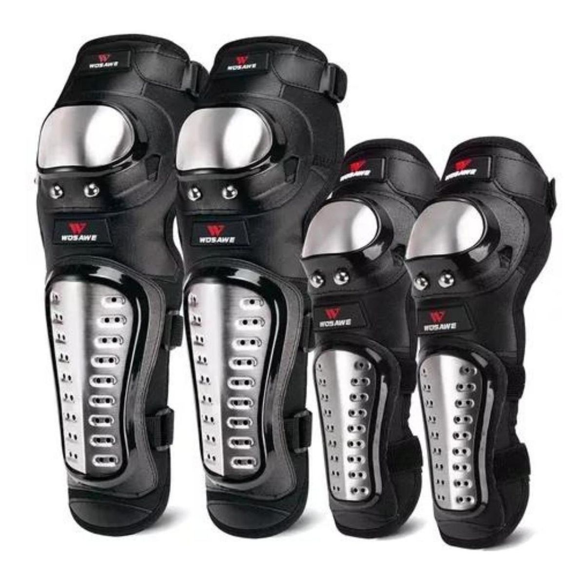 EKOI - Protecciones Rodilleras Y Coderas Moto/bici Alta Calidad