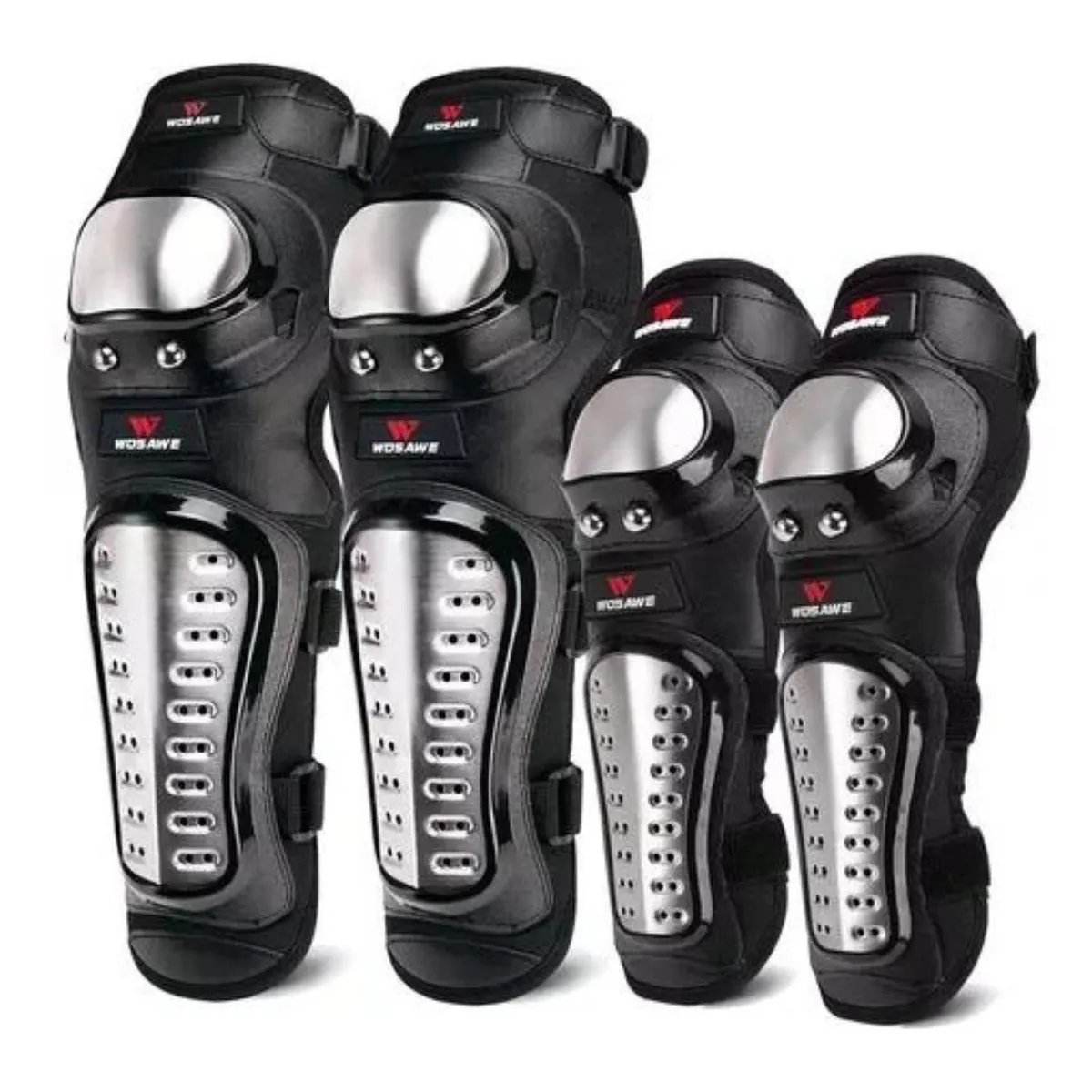 EKOI - Protecciones Rodilleras Y Coderas Moto/bici Alta Calidad