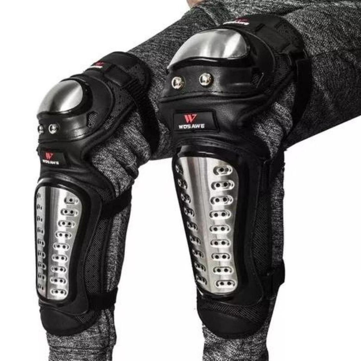 EKOI - Protecciones Rodilleras Y Coderas Moto/bici Alta Calidad