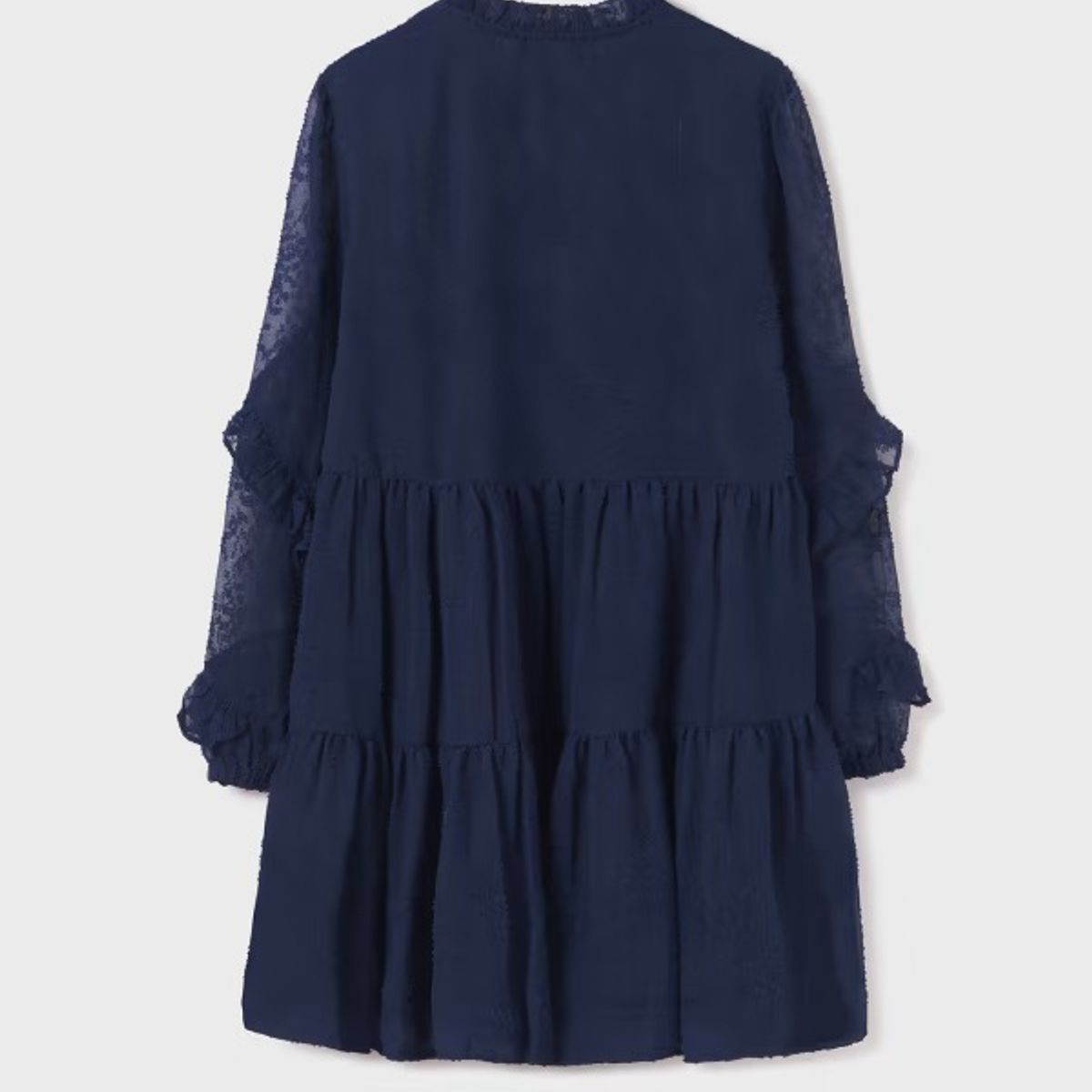 MAYORAL - Vestido  Elegante Unico Volantes Gasa Chica