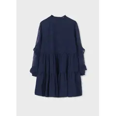 MAYORAL - Vestido Elegante Unico Volantes Gasa Chica