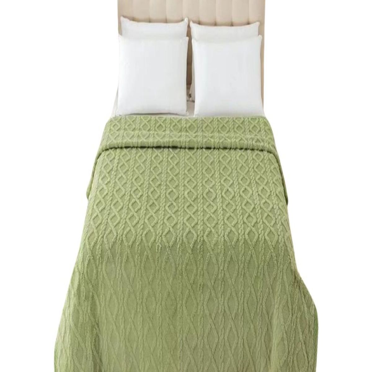 GENERICO - FRAZADAS CON SHERPA CON DISEÑO TEXTURIZADO