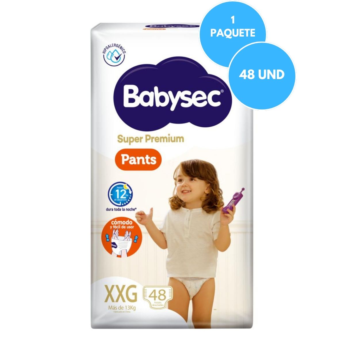 BABYSEC - Pants Babysec Super Premium 48 Un XXG