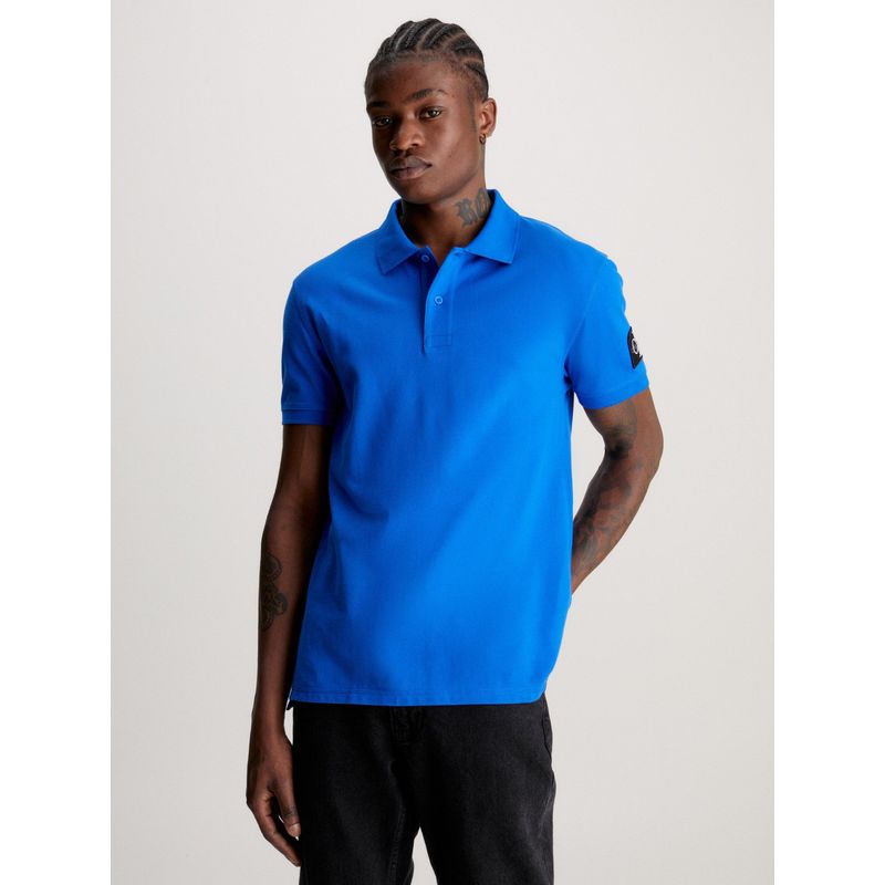 CALVIN KLEIN - Polo Badge  Azul Calvin Klein