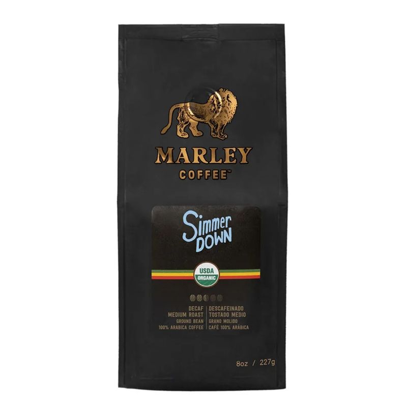 MARLEY COFFEE - Café Grano Molido Descafeinado Simmer Down Marley Coffee 227g