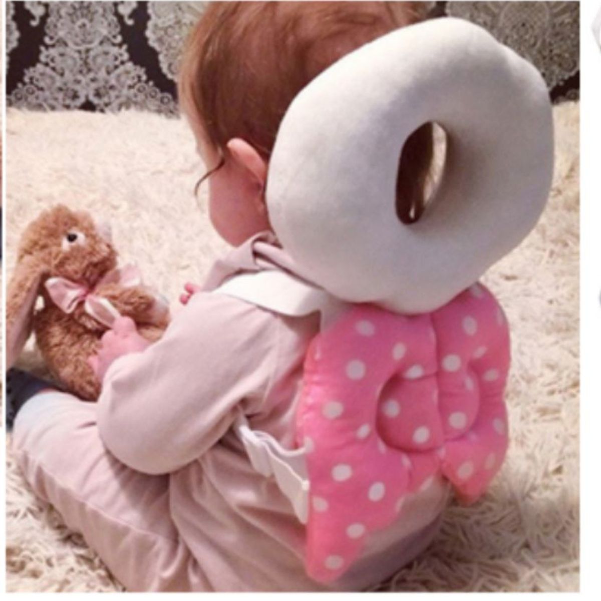 GENERICO - Almohadilla de protección para la cabeza de bebé recién nacido