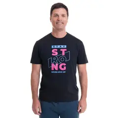 KOTTING - Polera Estampada Negro