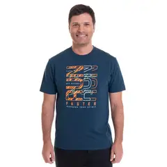 KOTTING - Polera Estampada Azul Marino