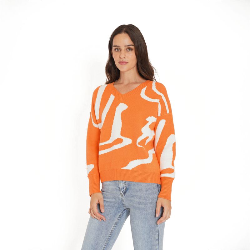 GUINDA - Sweater Vigo Guinda