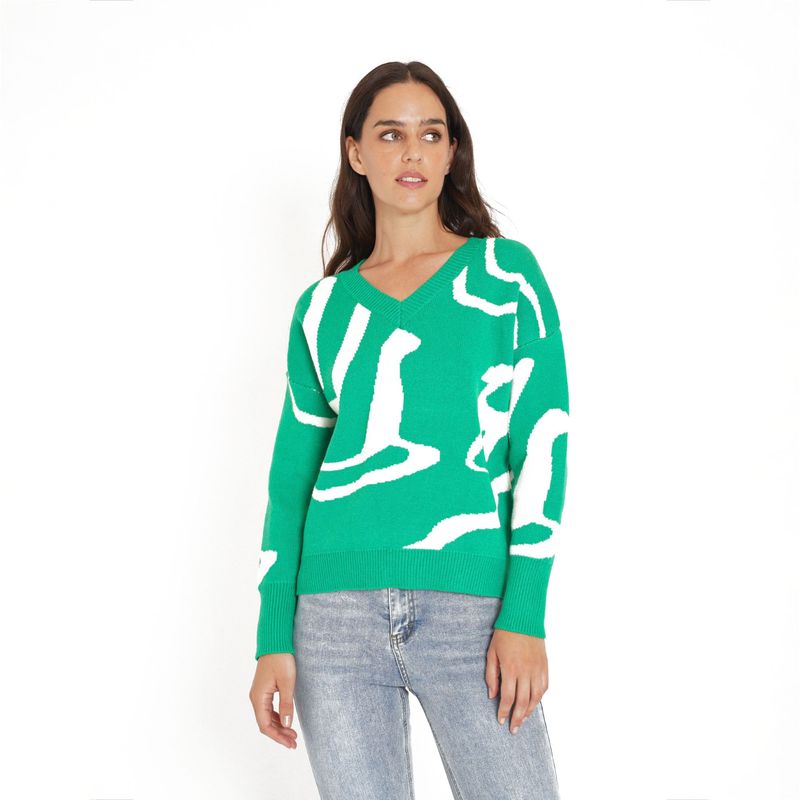 GUINDA - Sweater Vigo Guinda