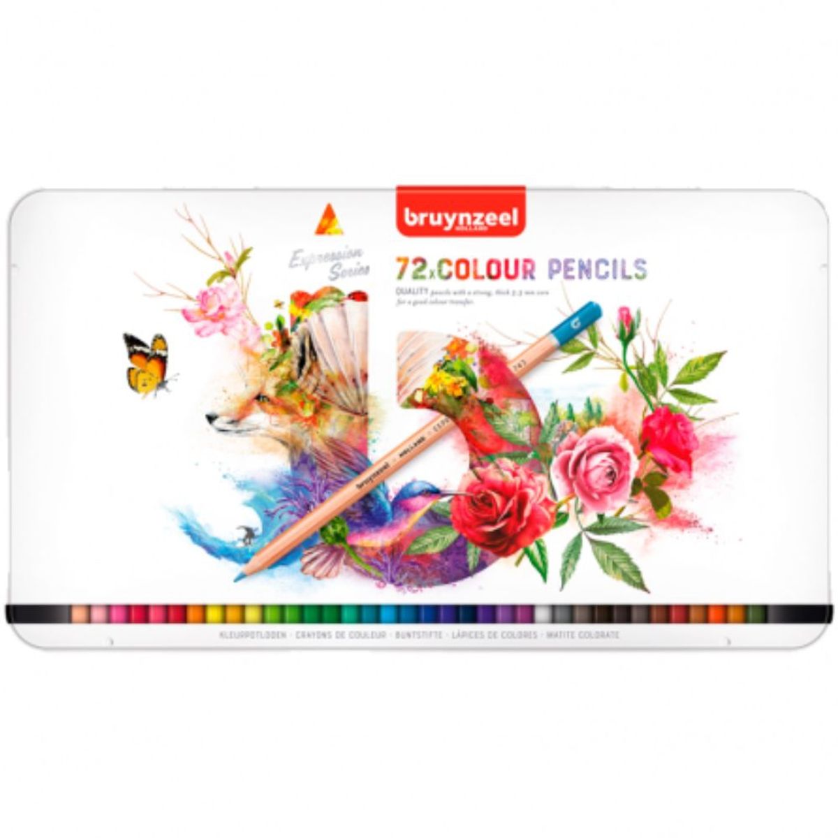 BRUYNZEEL - Lápices de Colores Bruynzeel Expression Set 72 Colores