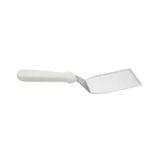 IMAHE - ESPATULA PLANCHA CURVA SOLIDA MANGO BLANCO 26 CM