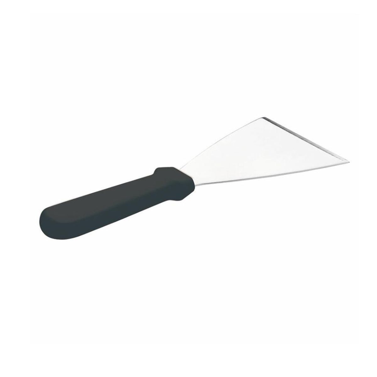 IMAHE - ESPATULA RASPADOR PLANCHA MANGO NEGRO 25 CM IMAHE