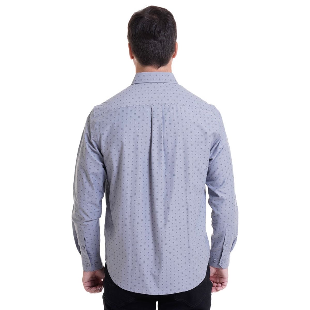 KOTTING - Camisa Fantasía Estampada Gris KOTTING