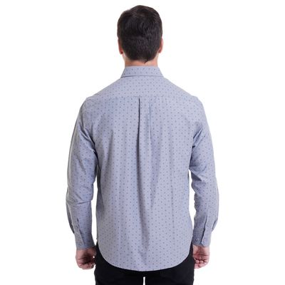 Imagen 2 del producto Camisa Fantasía Estampada Gris