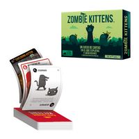 Juego de mesa Zombie Kittens 61 cartas estratégicas