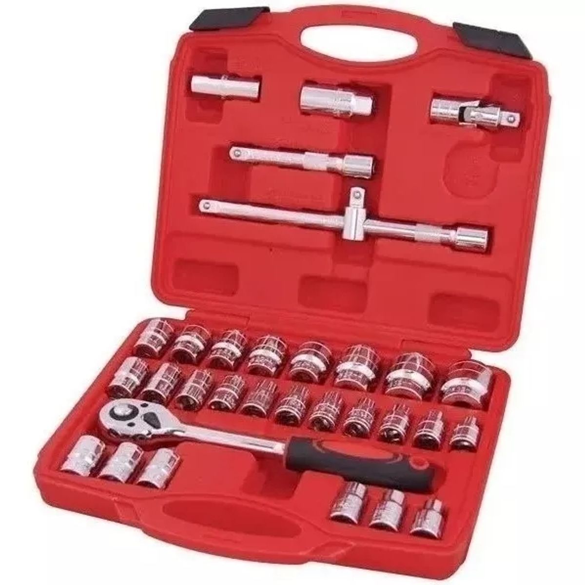 GENERICO - Caja De Herramientas Dados 32 Piezas De 1/2 Chicharra Grande