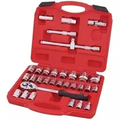 GENERICO - Caja De Herramientas Dados 32 Piezas De 1/2 Chicharra Grande