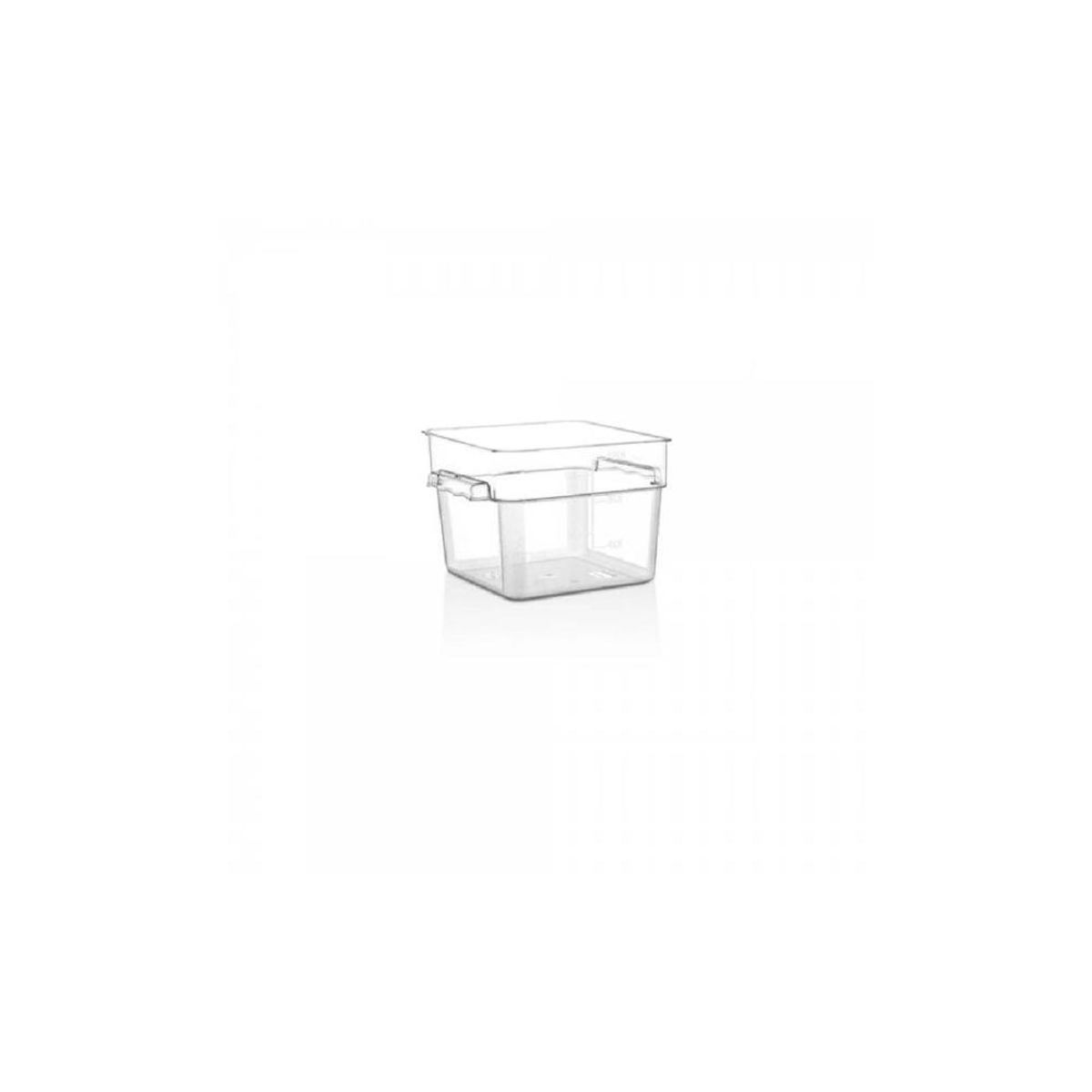 GASTROPLAST - RECIPIENTE POLICARBONATO CUADRADO 5.7 LT IMAHE