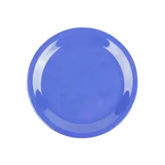 IMAHE - SET 3 PLATO MELAMINA AZUL 16.5 cm