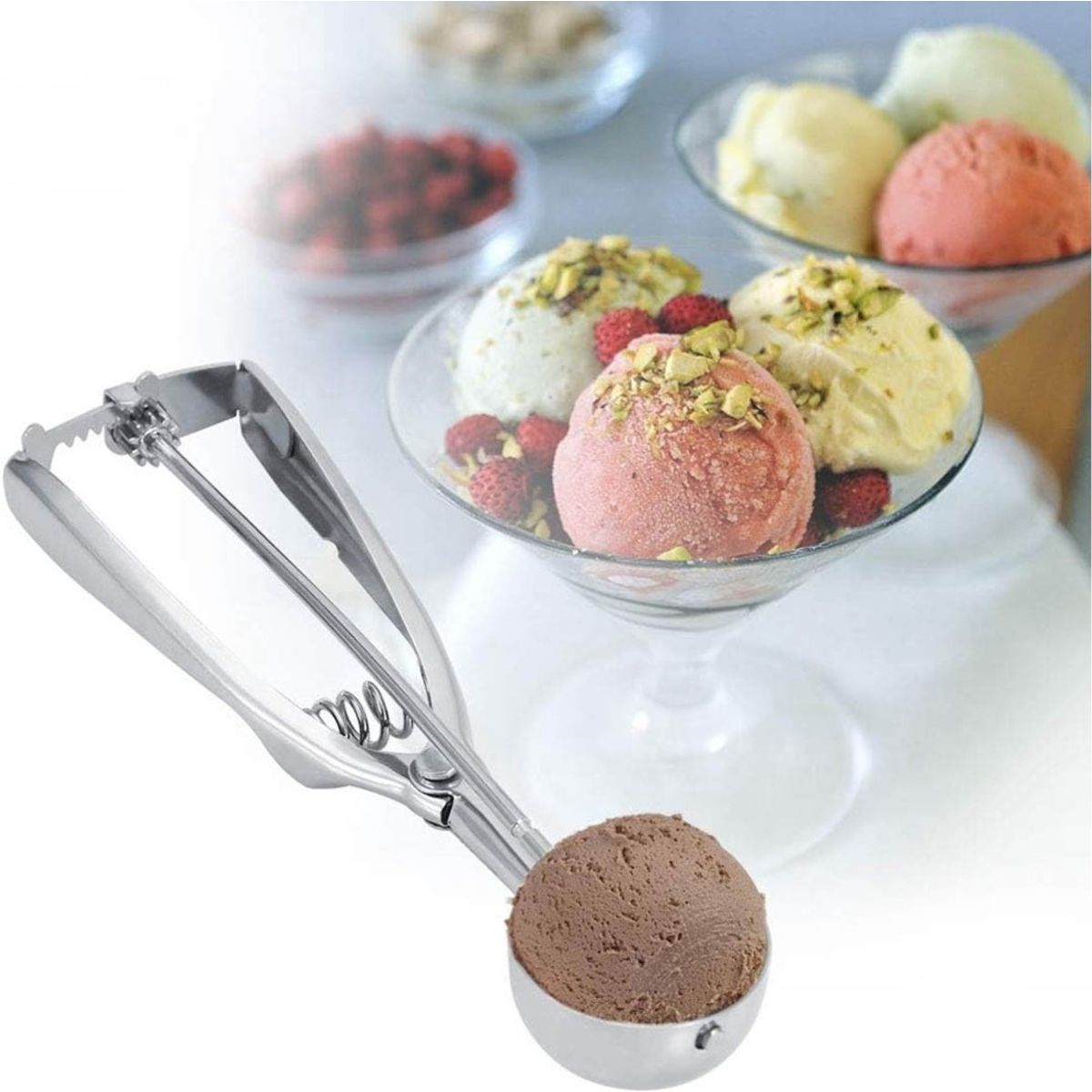 IMAHE - CUCHARA PORCIONADORA DE HELADOS 95CC / 7CM DIAMETRO IMAHE