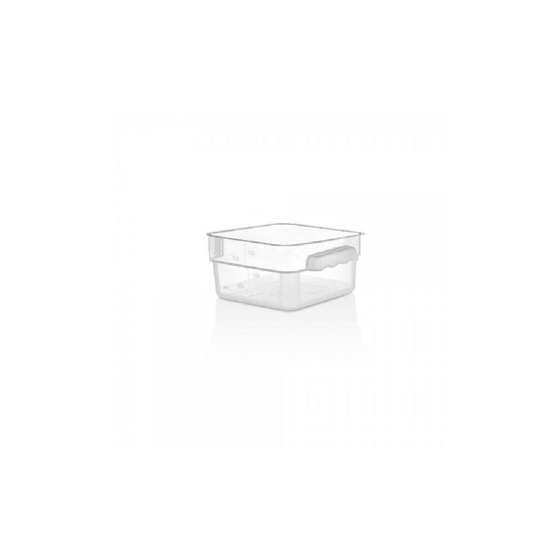 IMAHE - RECIPIENTE CUADRADO POLIETILENO 1.9 lts GASTROPLAST