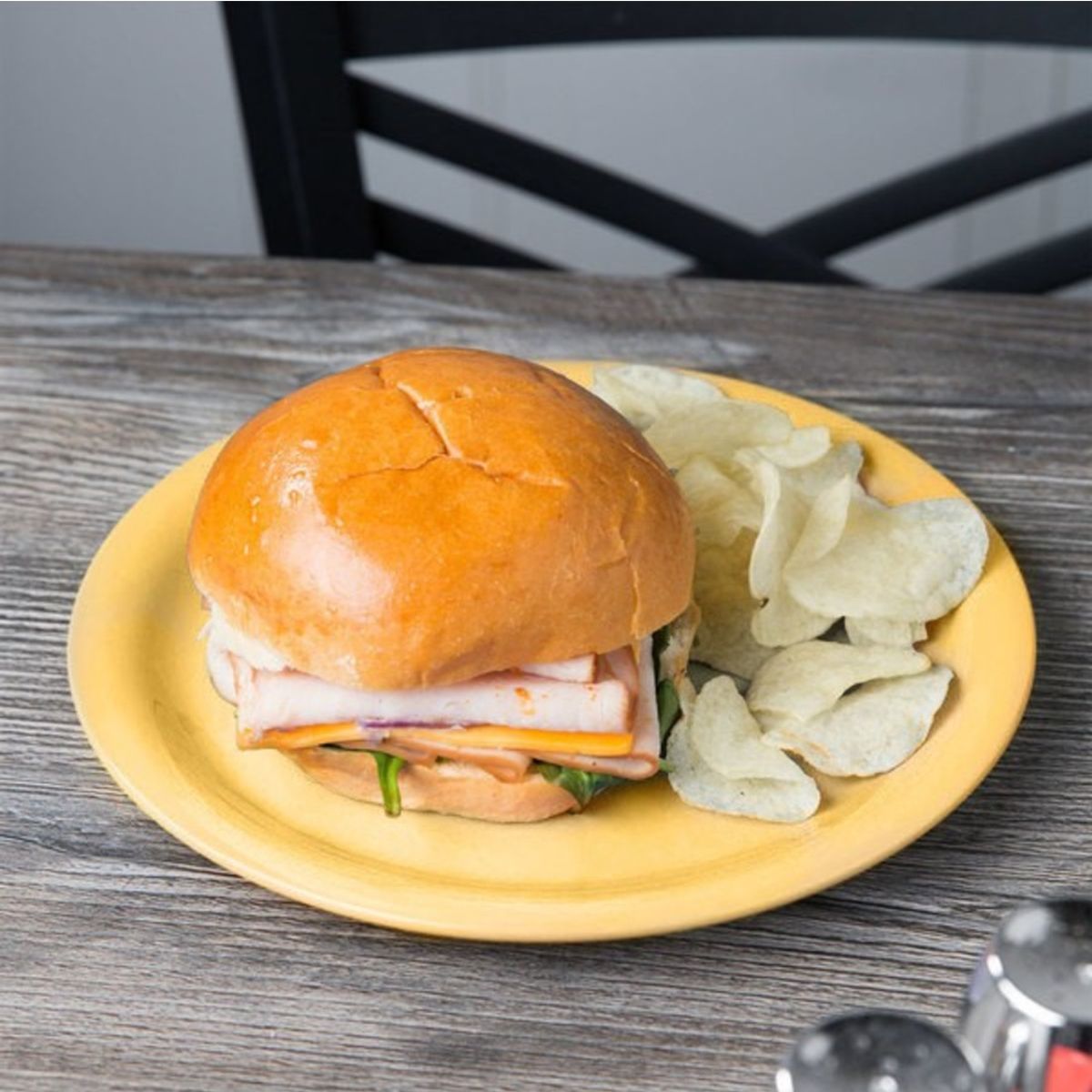 IMAHE - SET 3 PLATO MELAMINA AMARILLO 23 CM IMAHE