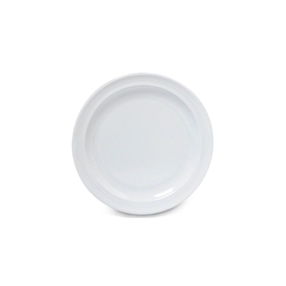 IMAHE - Set De 6 Plato Melamina 23cm Blanco