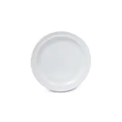IMAHE - Set De 6 Plato Melamina 23cm Blanco