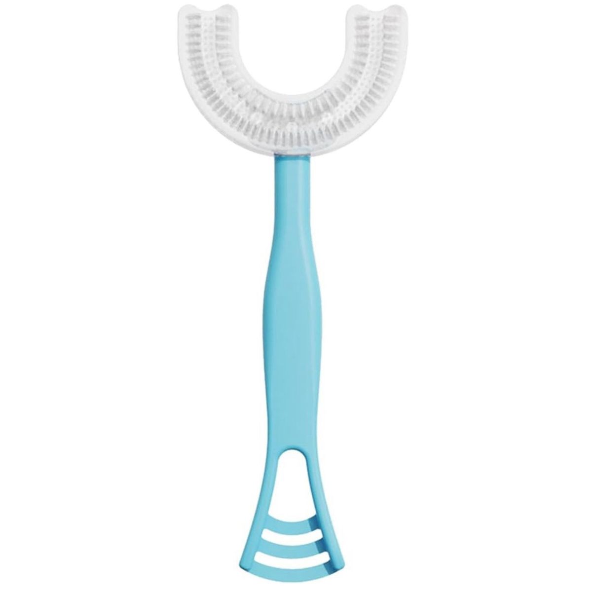 GENERICO - CEPILLO DIENTES INFANTIL SILICONA DISEÑOS CELESTE