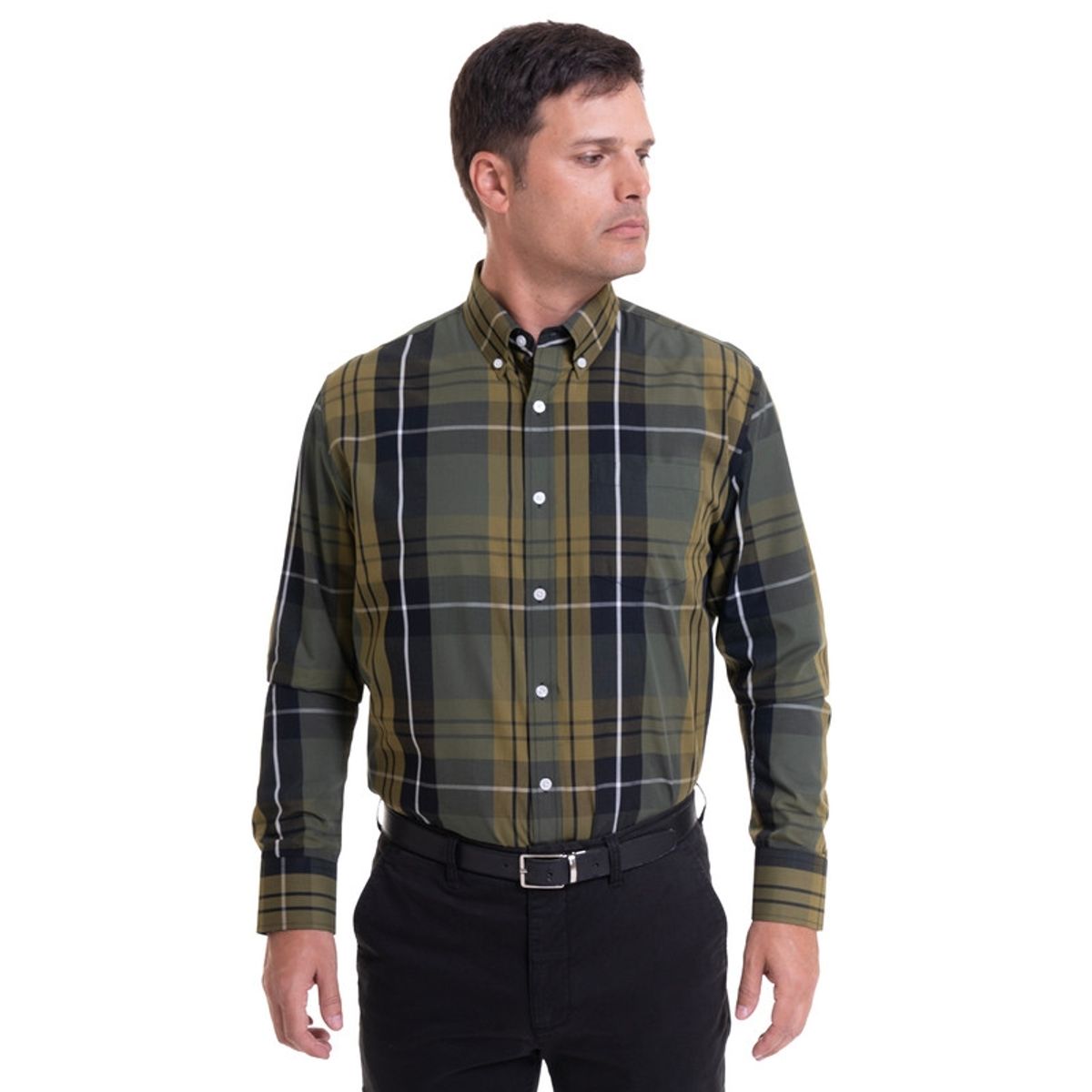 KOTTING - Camisa Fantasía Premium Verde Musgo KOTTING
