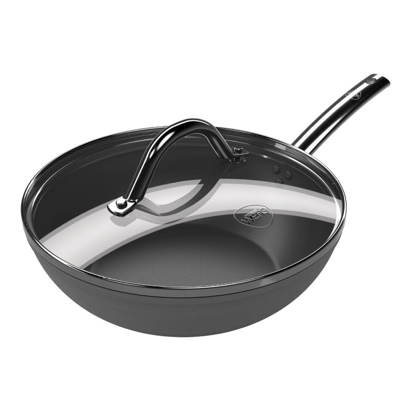 WENS - Wok C/Tapa Hard Anodized 28 Cm
