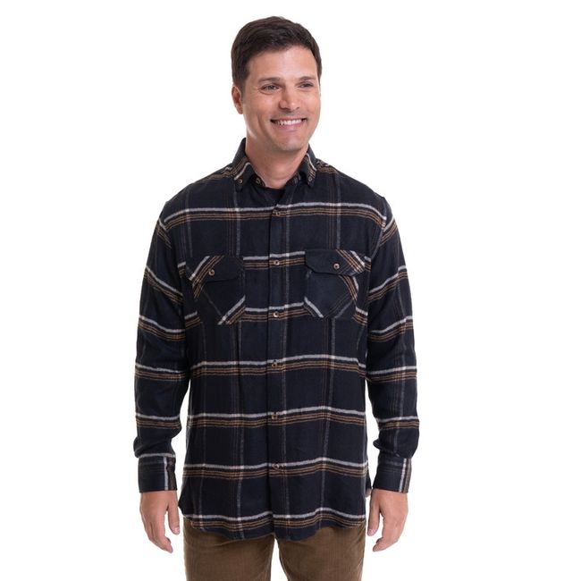 KOTTING - Camisa Leñadora Azul Marino KOTTING