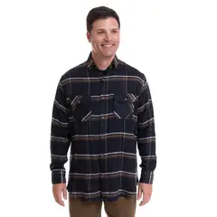 KOTTING - Camisa Leñadora Azul Marino