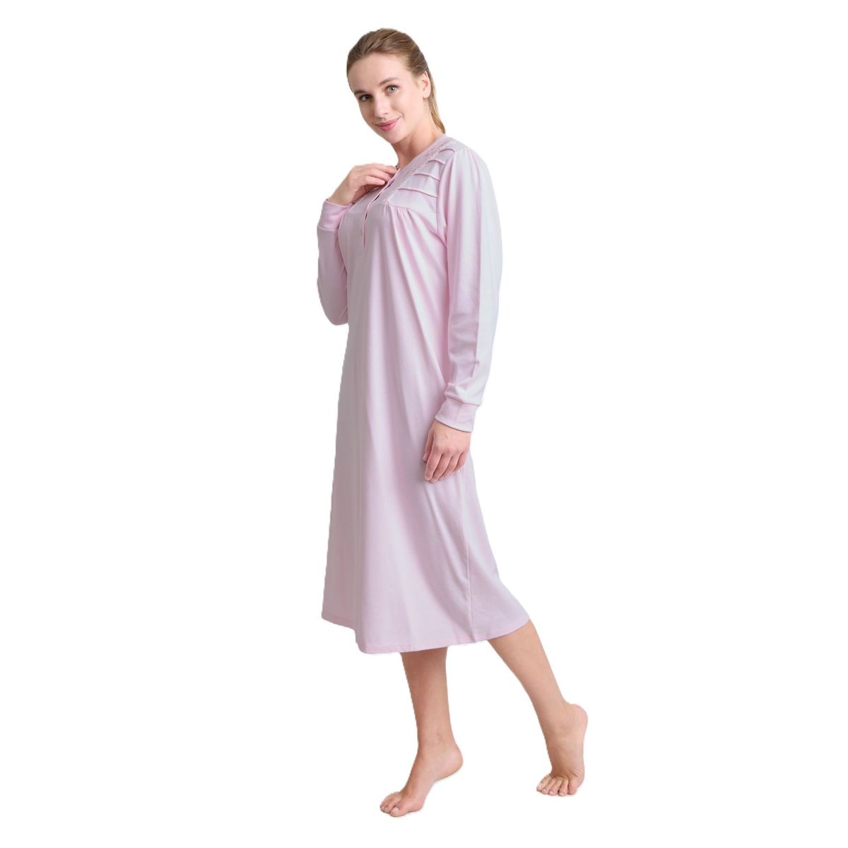 BECKIL - BECKIL COD 719 CAMISA  ALGODON GAMUZA MANGA LARGA