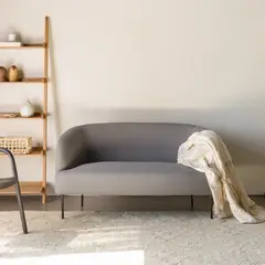 AMOBLE - Sofa Sara Gris Amoblé