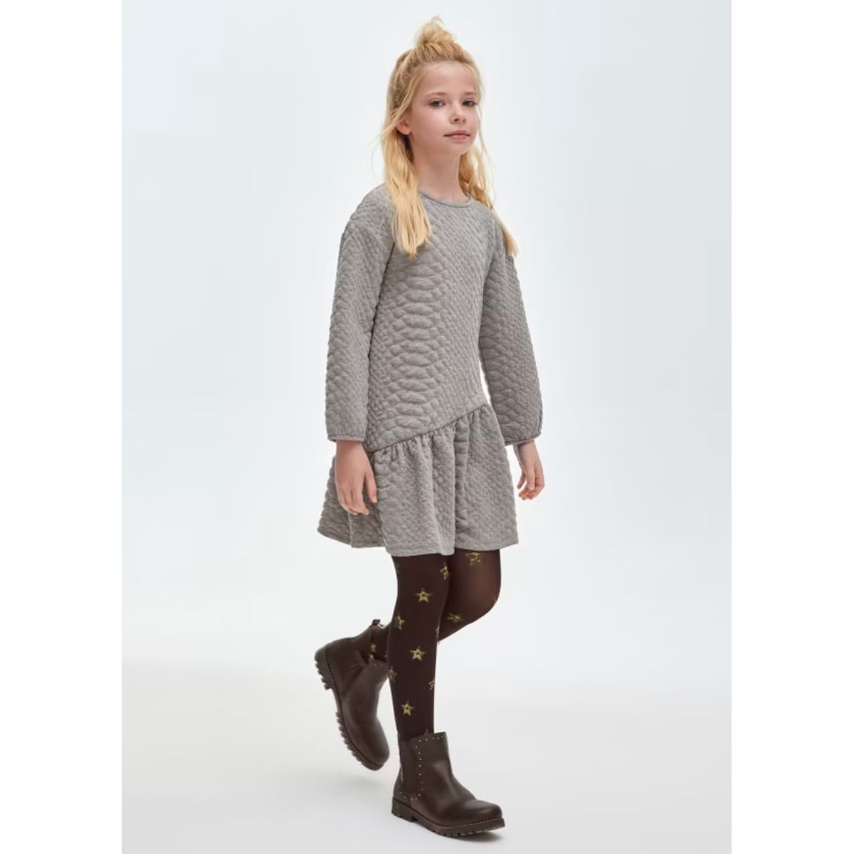 MAYORAL - Vestido  Casual  acolchado jacquard  Chica