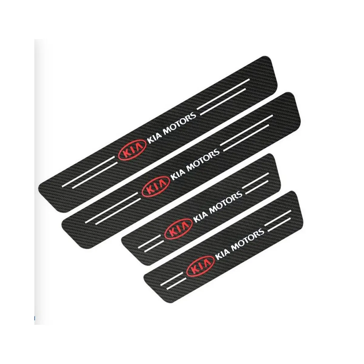 GENERICO - Cubre zócalos adhesivos para autos y camionetas universal KIA