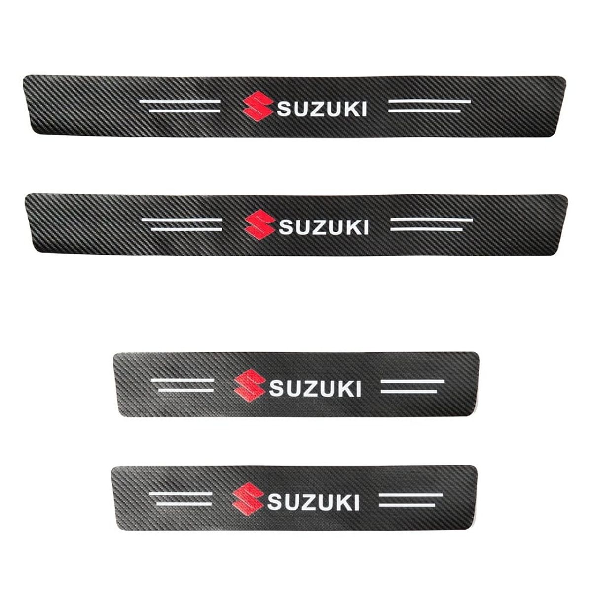 GENERICO - Cubre zócalos adhesivos para autos y camionetas universal SUZUKI