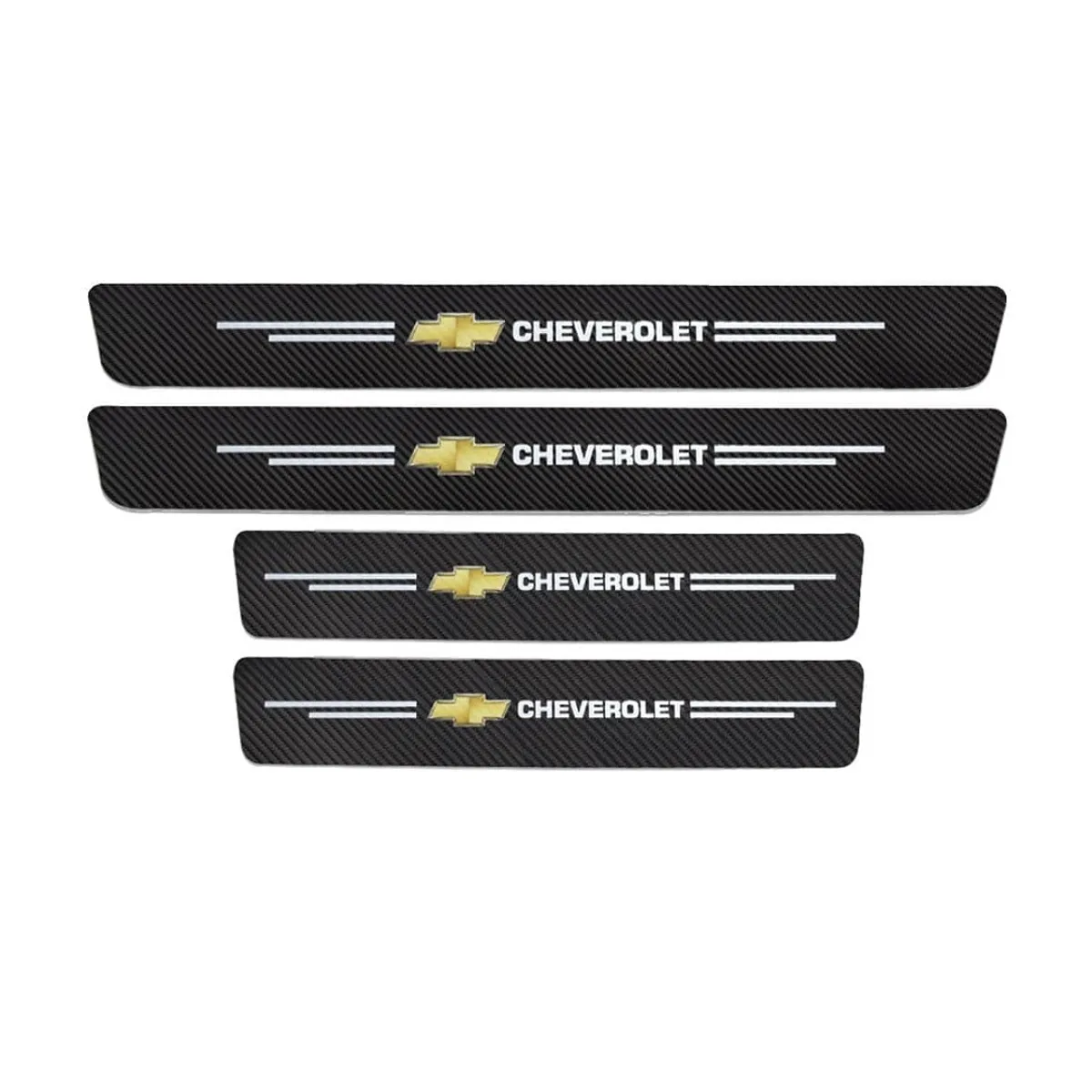 GENERICO - Cubre zócalos adhesivos para autos y camionetas universal CHEVROLET