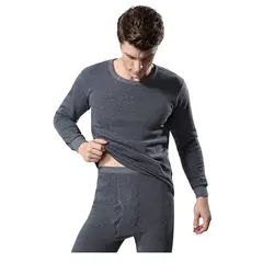 GARSIL - Camiseta Polera Manga Larga Para Hombre De Algodón Con Polar Interior