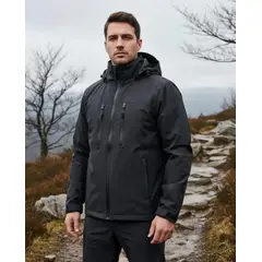 BLUE MOUNTAIN - Chaqueta Outdoor Corta Viento Hombre Termica Impermeable