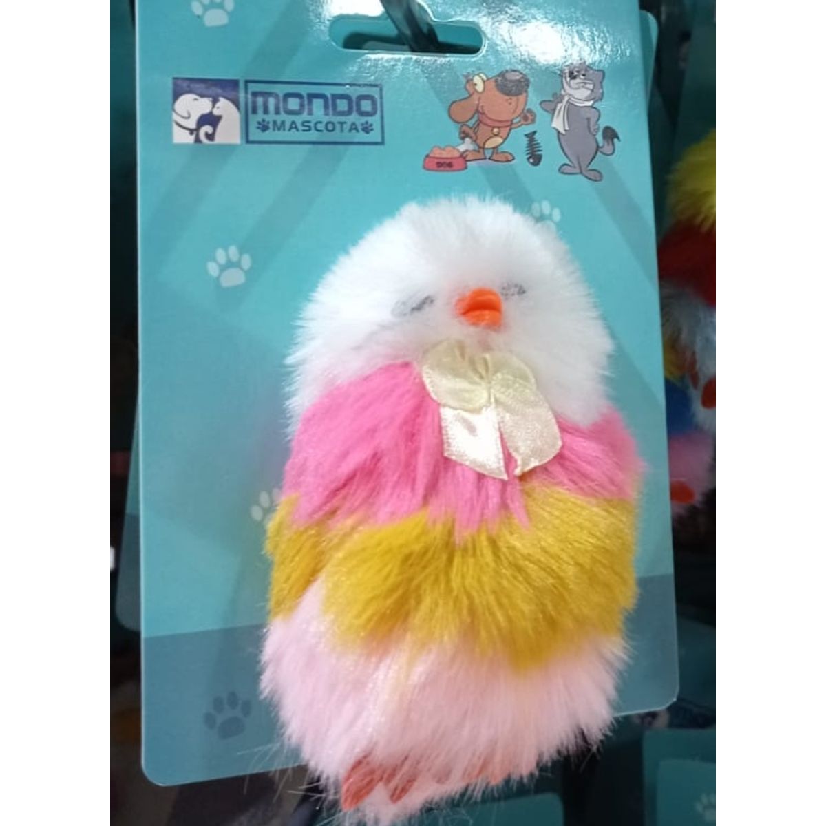 GENERICO - Juguete Pollito Multicolor Para Gato