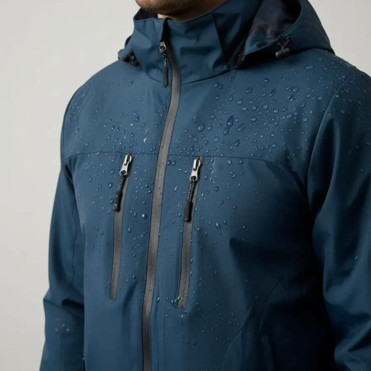 BLUE MOUNTAIN - Chaqueta Outdoor Corta Viento Hombre Termica Impermeable