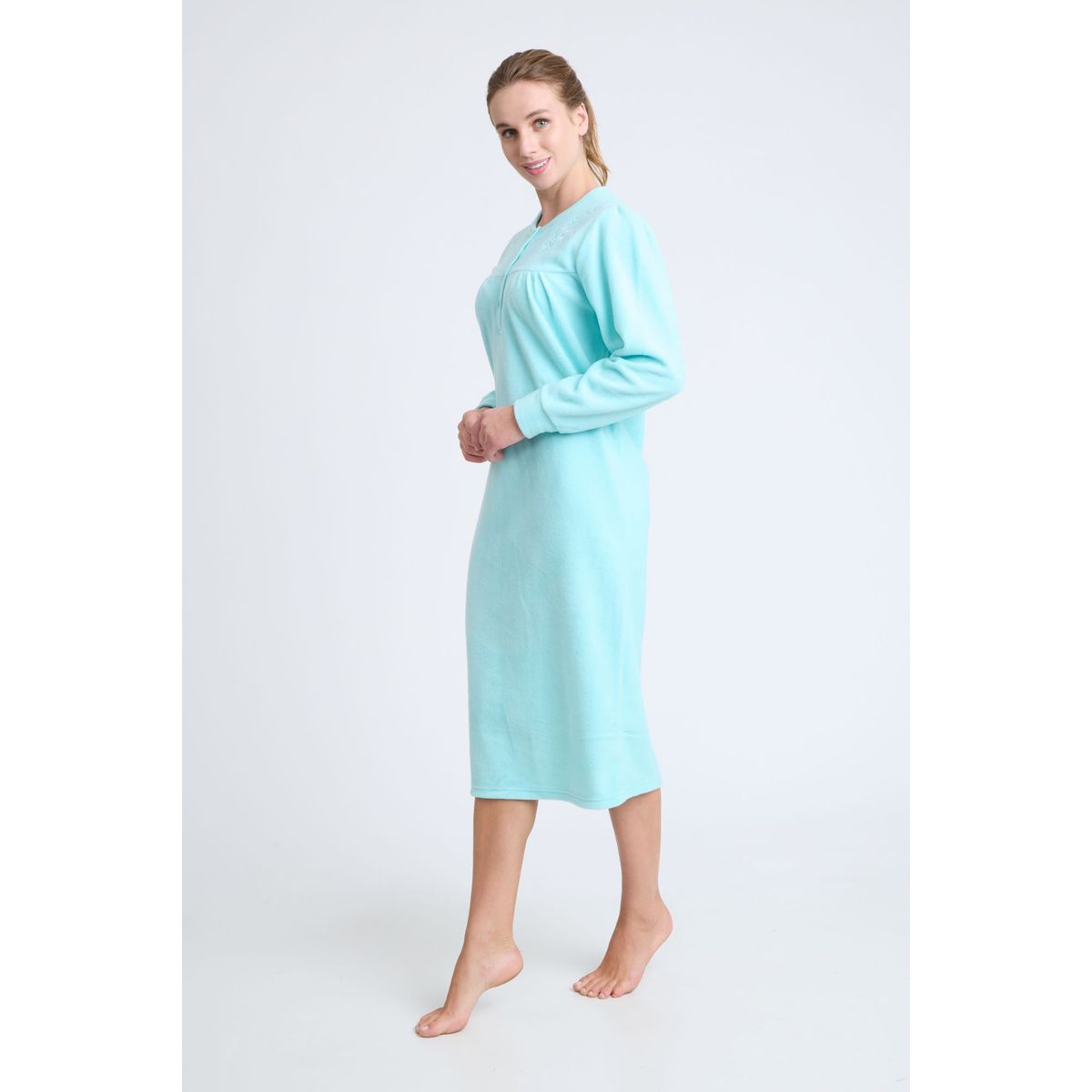 BECKIL - BECKIL COD 723 CAMISA DORMIR POLAR.-